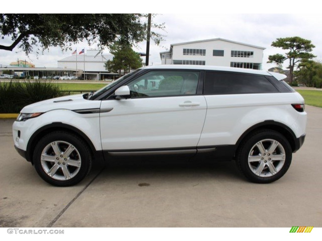 Fuji White 2015 Land Rover Range Rover Evoque Pure Plus Coupe Exterior Photo #108387975