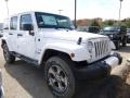 Bright White 2016 Jeep Wrangler Unlimited Sahara 4x4 Exterior