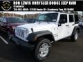 2016 Bright White Jeep Wrangler Unlimited Sport 4x4  photo #1