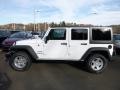 2016 Bright White Jeep Wrangler Unlimited Sport 4x4  photo #5