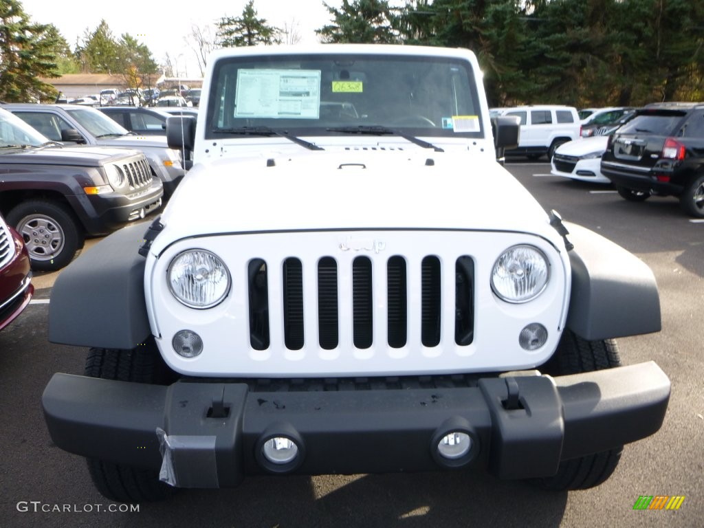 2016 Wrangler Unlimited Sport 4x4 - Bright White / Black photo #13