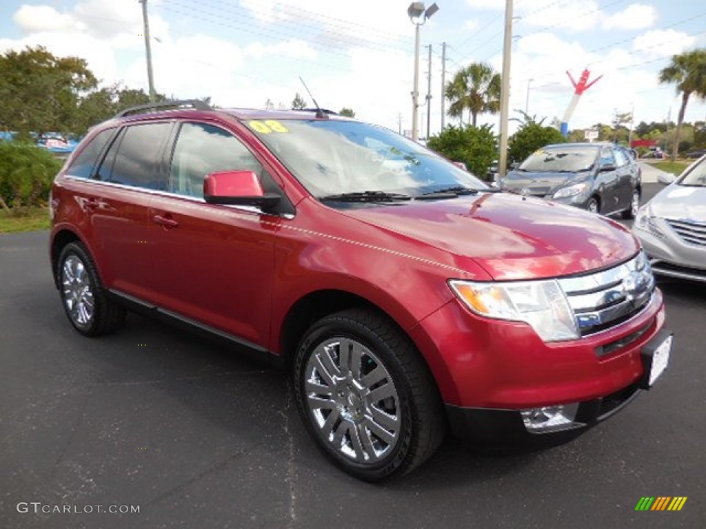 Redfire Metallic 2008 Ford Edge Limited Exterior Photo #108391088
