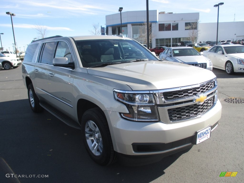 2016 Suburban LS 4WD - Champagne Silver Metallic / Jet Black photo #1