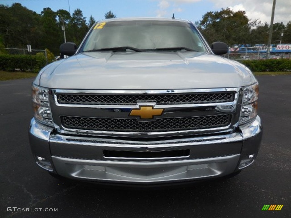 2012 Silverado 1500 LT Extended Cab - Silver Ice Metallic / Ebony photo #13