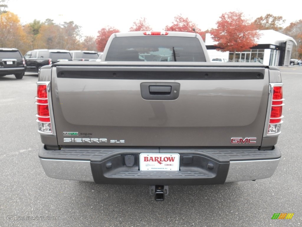 2012 Sierra 1500 SLE Extended Cab - Mocha Steel Metallic / Ebony photo #3