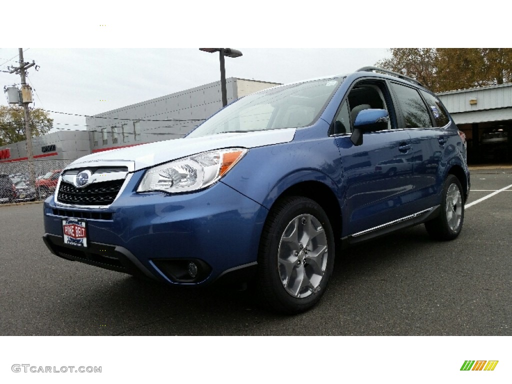 2016 Forester 2.5i Touring - Quartz Blue Pearl / Gray photo #1