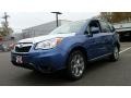 2016 Quartz Blue Pearl Subaru Forester 2.5i Touring  photo #1