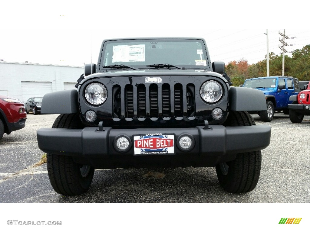 2016 Wrangler Unlimited Sport 4x4 - Black / Black photo #2