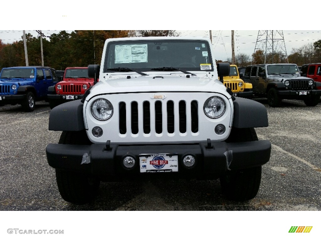 2016 Wrangler Unlimited Sport 4x4 - Bright White / Black photo #2