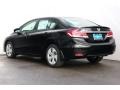 2015 Crystal Black Pearl Honda Civic LX Sedan  photo #2