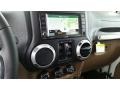 2016 Jeep Wrangler Unlimited Black/Dark Saddle Interior Navigation Photo