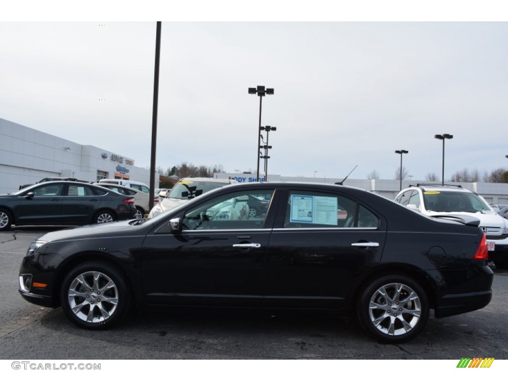 2011 Fusion SEL V6 - Tuxedo Black Metallic / Charcoal Black photo #6