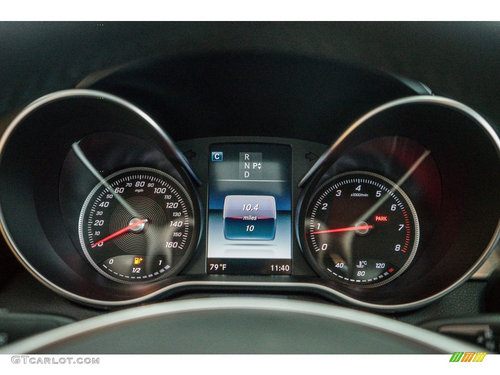 2016 Mercedes-Benz C 300 Sedan Gauges Photo #108397230