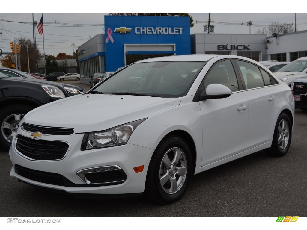 2015 Cruze LT - Summit White / Jet Black/Medium Titanium photo #1