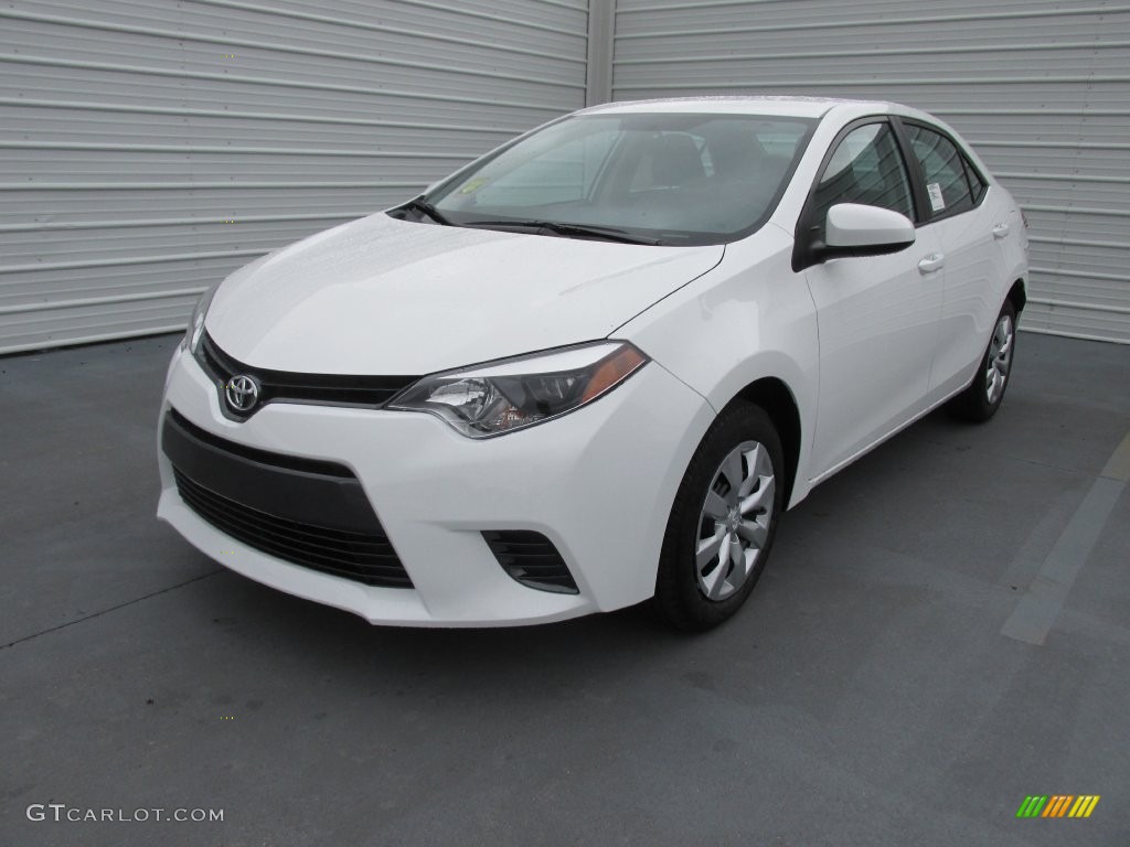 Super White 2016 Toyota Corolla LE Exterior Photo #108399079