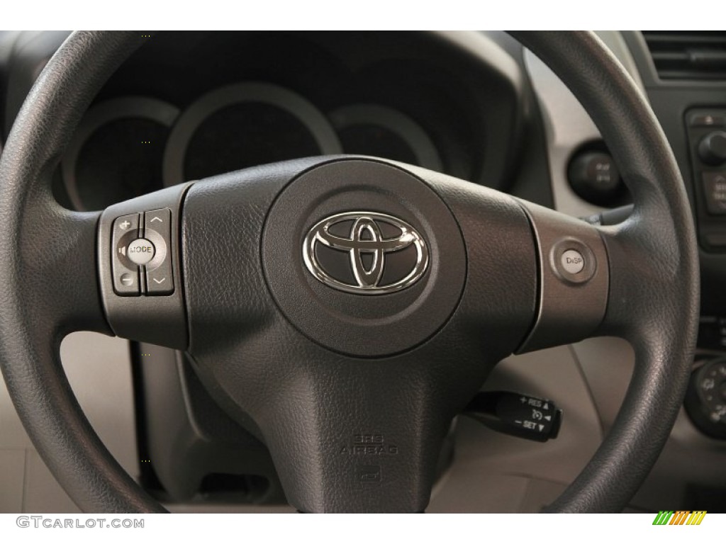 2012 Toyota RAV4 I4 4WD Ash Steering Wheel Photo #108400651