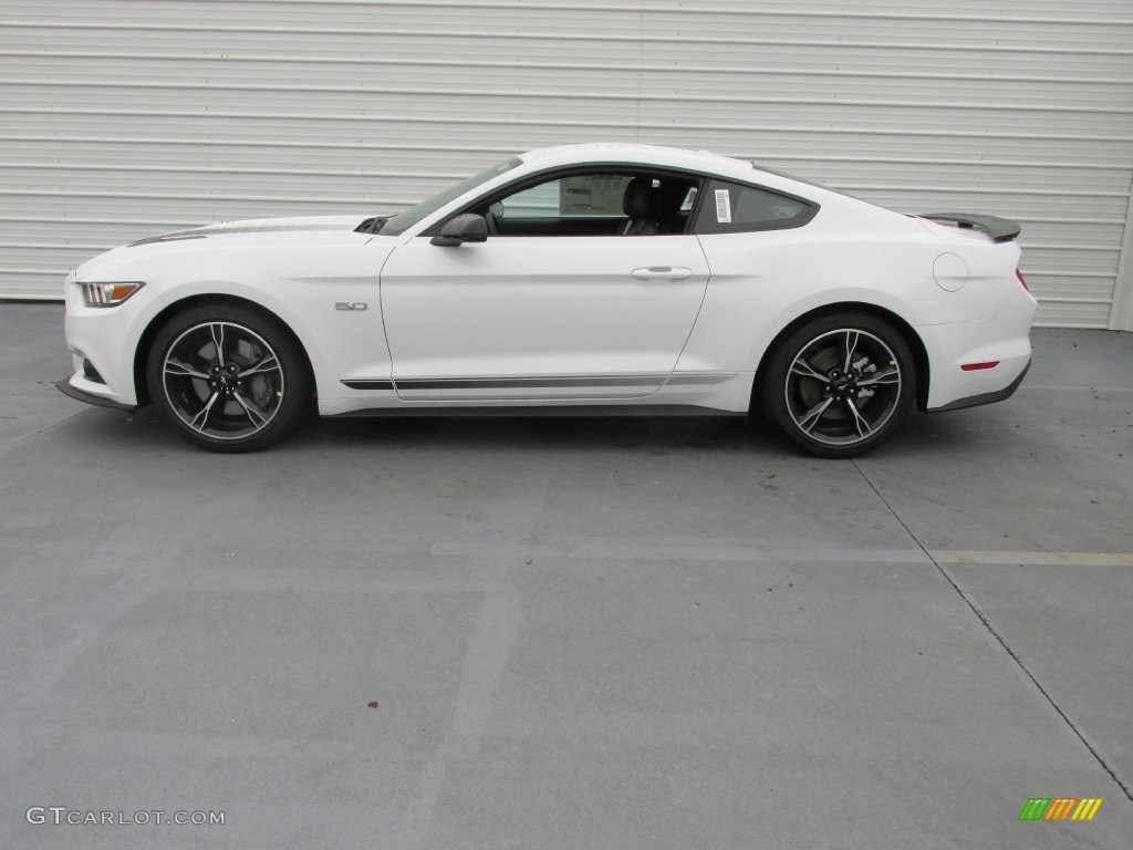 2016 Mustang GT/CS California Special Coupe - Oxford White / California Special Ebony Black/Miko Suede photo #6