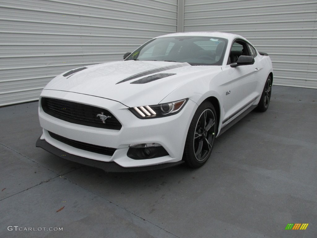 2016 Mustang GT/CS California Special Coupe - Oxford White / California Special Ebony Black/Miko Suede photo #7