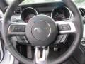 2016 Ford Mustang California Special Ebony Black/Miko Suede Interior Steering Wheel Photo