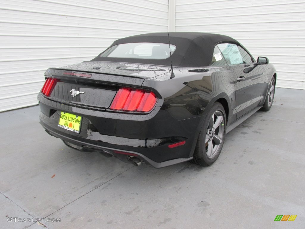 2016 Mustang EcoBoost Premium Convertible - Shadow Black / Ebony photo #4