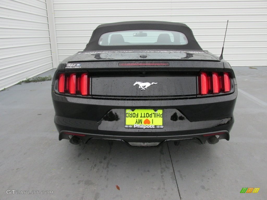 2016 Mustang EcoBoost Premium Convertible - Shadow Black / Ebony photo #5