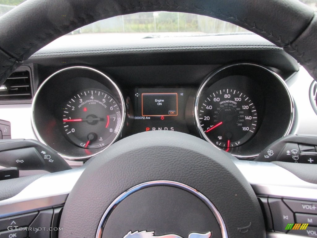 2016 Mustang EcoBoost Premium Convertible - Shadow Black / Ebony photo #28