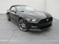 2016 Shadow Black Ford Mustang EcoBoost Premium Convertible  photo #2