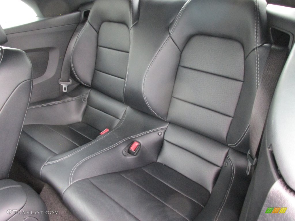 Ebony Interior 2016 Ford Mustang EcoBoost Premium Convertible Photo #108401499