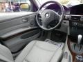 Gray Dakota Leather Front Seat Photo for 2011 BMW 3 Series #108402129