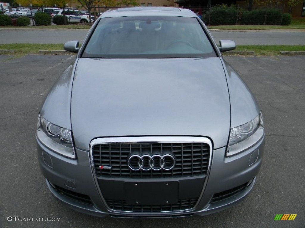 2008 A6 3.2 quattro Sedan - Quartz Grey Metallic / Amaretto photo #5