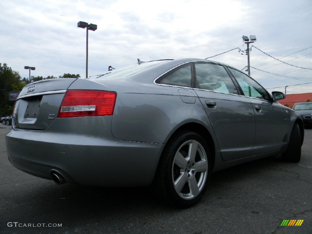 2008 A6 3.2 quattro Sedan - Quartz Grey Metallic / Amaretto photo #10
