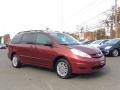 2008 Salsa Red Pearl Toyota Sienna LE AWD  photo #3