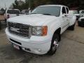 2012 Summit White GMC Sierra 3500HD Denali Crew Cab 4x4 Dually  photo #3