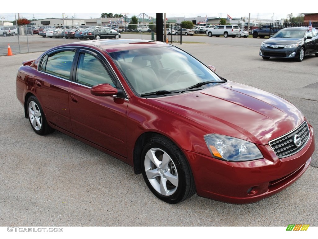 2006 Altima 3.5 SE - Sonoma Sunset Metallic / Blond photo #7