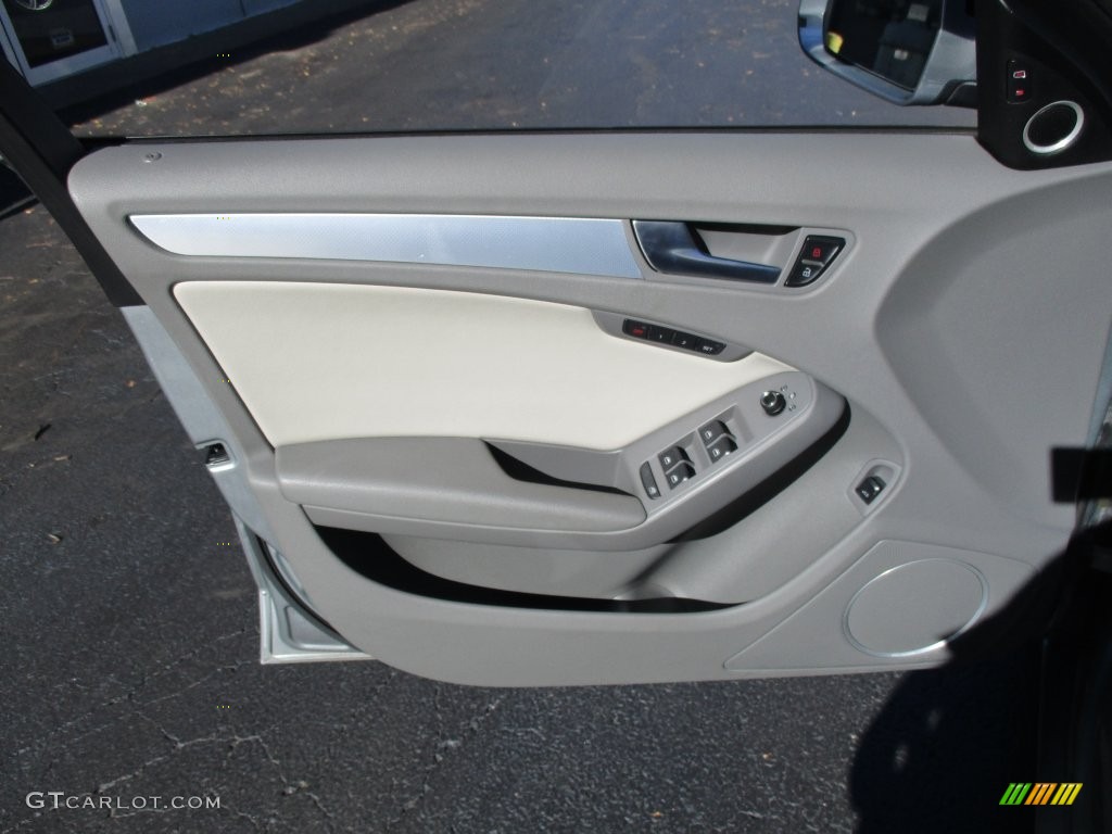 2009 A4 3.2 quattro Sedan - Quartz Grey Metallic / Light Grey photo #11