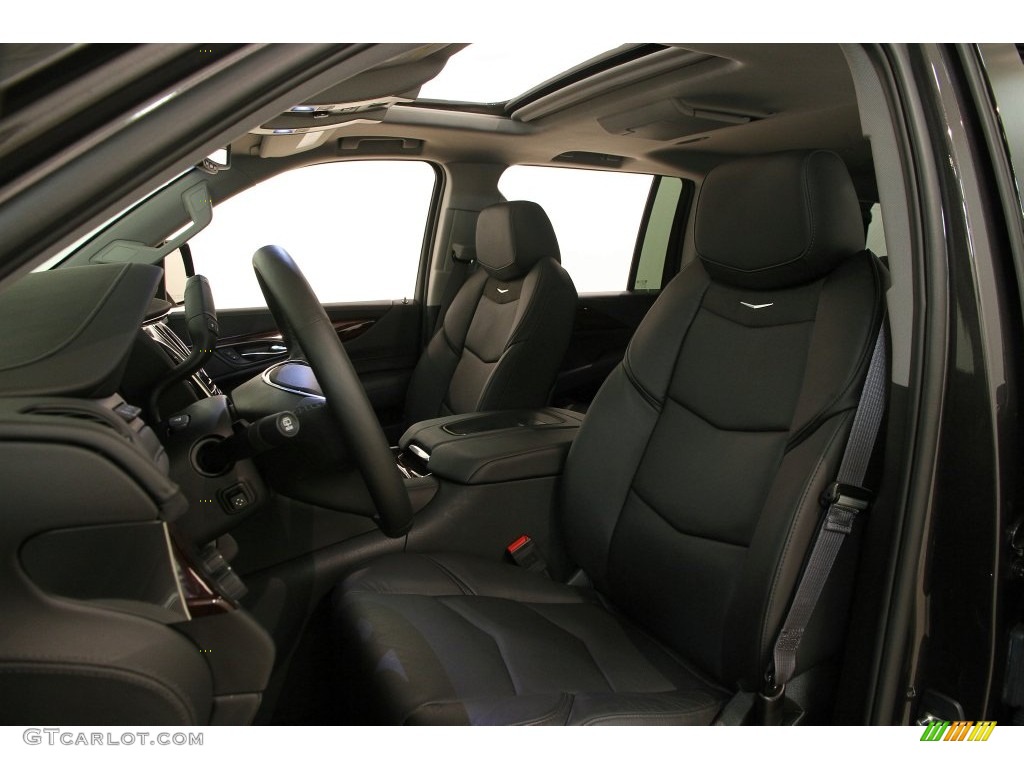 Jet Black Interior 2016 Cadillac Escalade ESV Premium 4WD Photo #108410394
