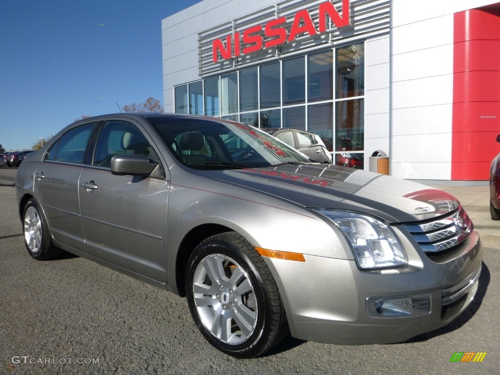 2008 Fusion SEL V6 AWD - Vapor Silver Metallic / Camel photo #1