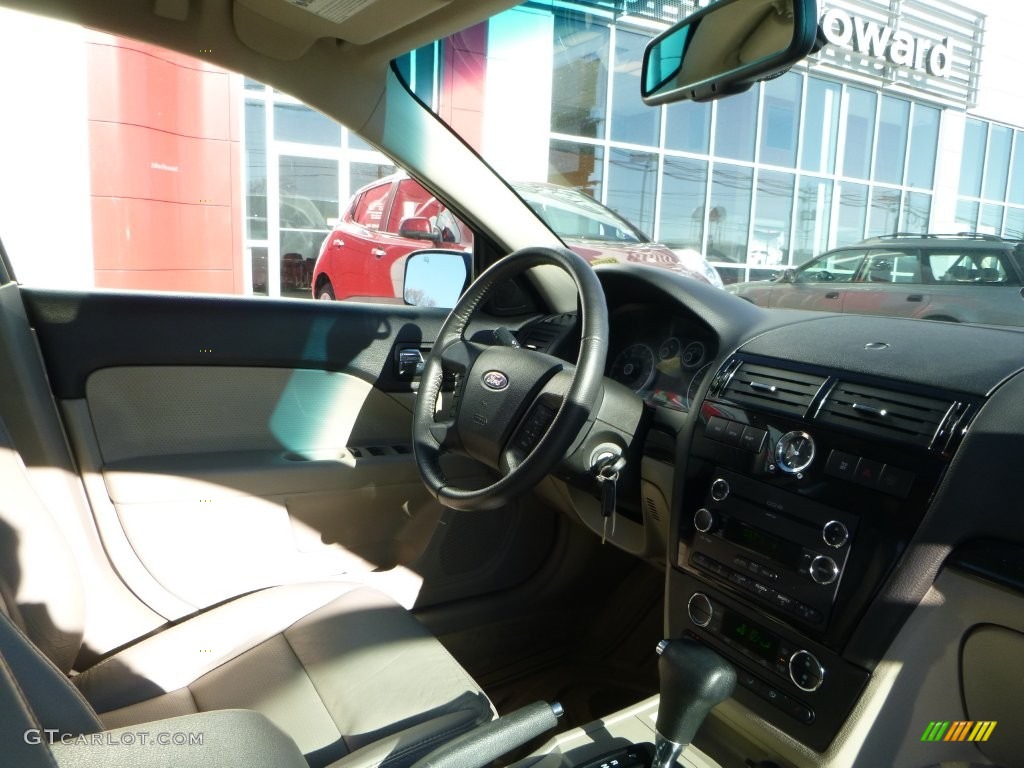 2008 Fusion SEL V6 AWD - Vapor Silver Metallic / Camel photo #5