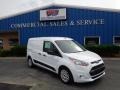 Frozen White 2016 Ford Transit Connect XLT Cargo Van Extended