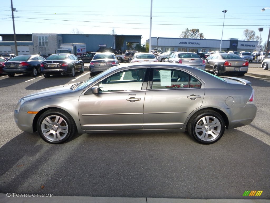 2008 Fusion SEL V6 AWD - Vapor Silver Metallic / Camel photo #11