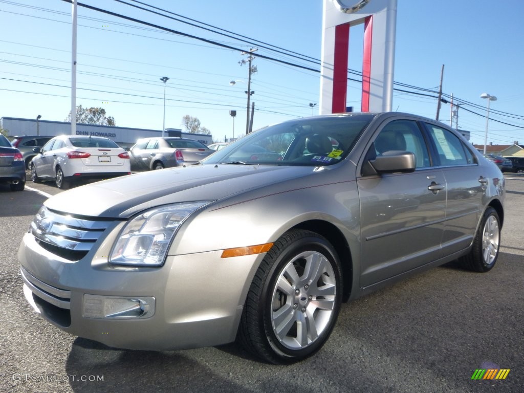 2008 Fusion SEL V6 AWD - Vapor Silver Metallic / Camel photo #12