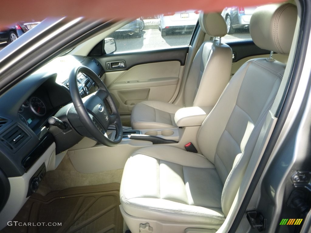 2008 Fusion SEL V6 AWD - Vapor Silver Metallic / Camel photo #14