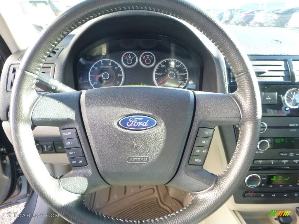 2008 Fusion SEL V6 AWD - Vapor Silver Metallic / Camel photo #21