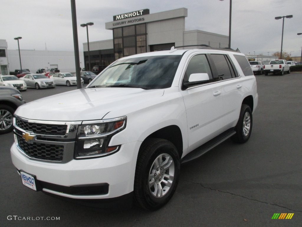 2016 Tahoe LT 4WD - Summit White / Jet Black photo #2