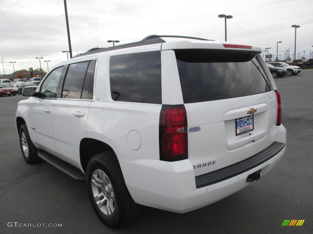 2016 Tahoe LT 4WD - Summit White / Jet Black photo #4