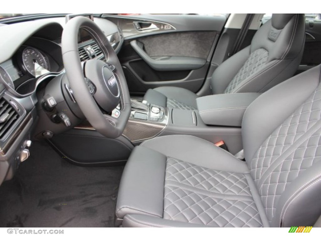 Black Interior 2016 Audi S6 4.0 TFSI Prestige quattro Photo #108415536