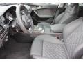 2016 Audi S6 Black Interior Front Seat Photo