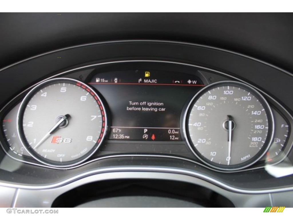 2016 Audi S6 4.0 TFSI Prestige quattro Gauges Photo #108416211