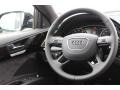2016 Audi A8 Black Interior Steering Wheel Photo