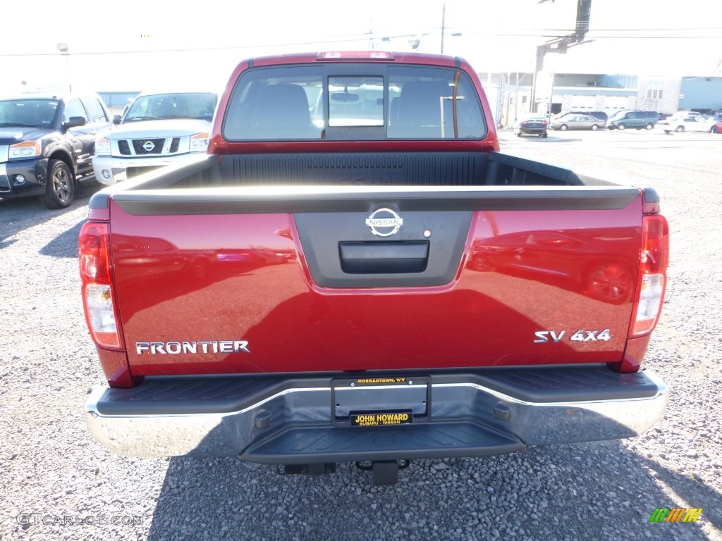 2016 Frontier SV Crew Cab 4x4 - Lava Red / Beige photo #9